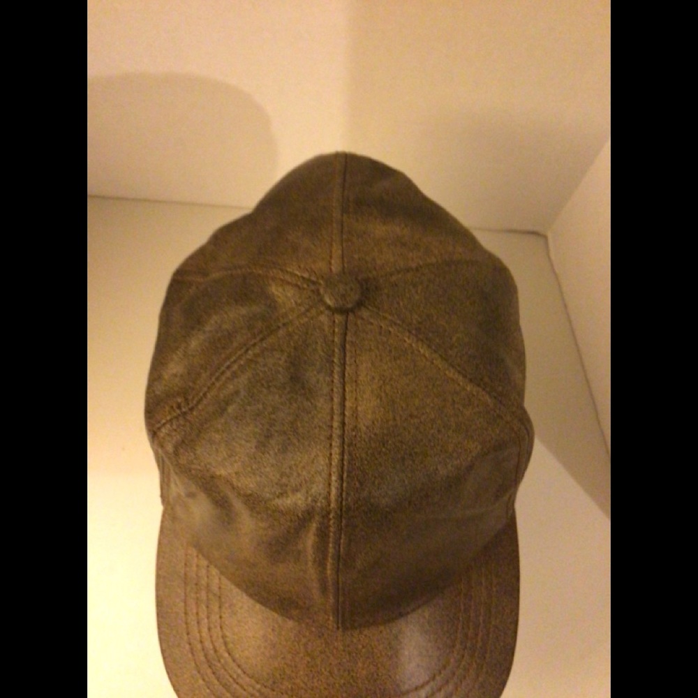 Cabela’s Leather Baseball Hat Adjustable - image 2